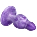 SILEXD - QUEEN ANAL PLUG FANTASY LIQUID SILICONE THERMOREACTIVE PURPLE 9.2 CM