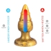 SILEXD - GOLDY ANAL PLUG FANTASY LIQUID SILICONE THERMOREACTIVE GOLDEN 9.2 CM