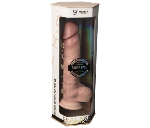 SILEXD - MODEL 1 REAL SKIN SUPER REALISTIC PENIS THERMO REACTIVE PREMIUM SILEXPAN 22.8 CM