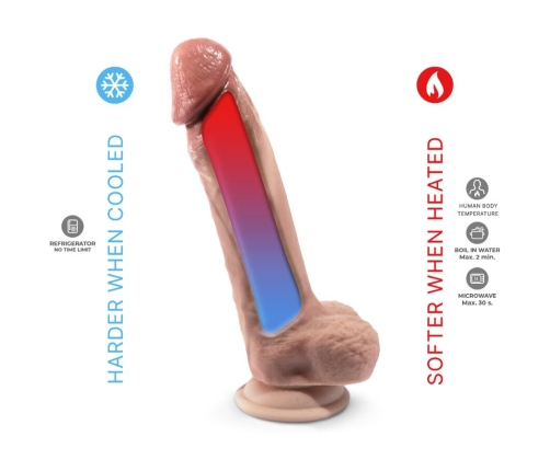SILEXD - MODEL 1 REAL SKIN SUPER REALISTIC PENIS THERMO REACTIVE PREMIUM SILEXPAN 22.8 CM