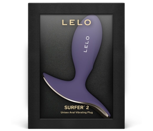 LELO - SURFER 2 UNISEX ANAL VIBRATING PLUG CYBER PURPLE