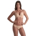 BYE-BRA - INVISIBLE THONG 2 PACK BEIGE & BLACK SIZE XXL