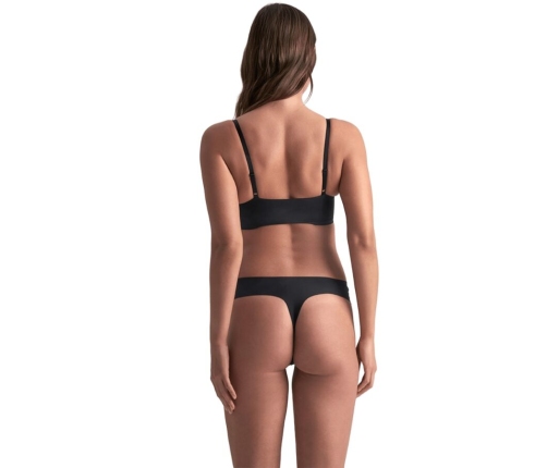BYE-BRA - INVISIBLE THONG 2 PACK BEIGE & BLACK SIZE XXL