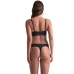 BYE-BRA - INVISIBLE THONG 2 PACK BEIGE & BLACK SIZE XXL