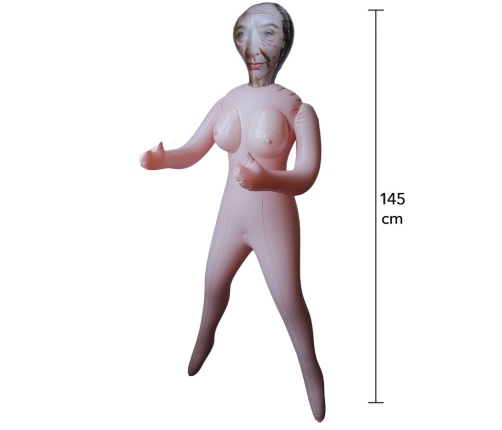 HIDDEN DESIRE - HORNY GRANNY INFLATABLE DOLL 145 CM