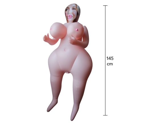 HIDDEN DESIRE - HEAVY HEATHER INFLATABLE DOLL 145 CM