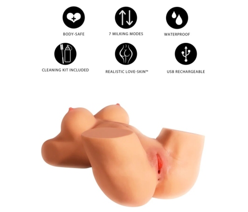 HIDDEN DESIRE - MILKING MEGA SLUT FEMALE MASTURBATOR TORSO 22 KG