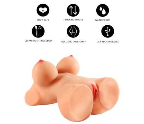 HIDDEN DESIRE - HORNY MILKING BITCH FEMALE MASTURBATOR TORSO 10 KG