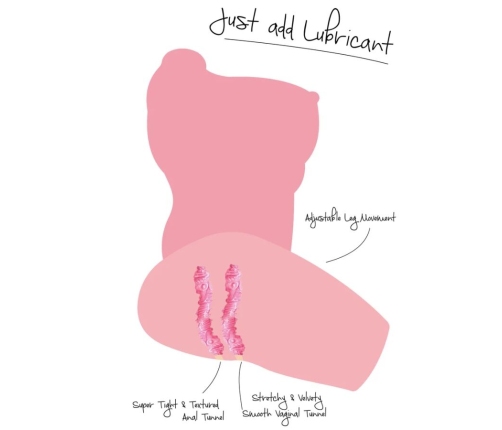 HIDDEN DESIRE - BIG COLLEGE FUCK SLUT FEMALE MASTURBATOR TORSO 15 KG