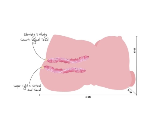 HIDDEN DESIRE - FAT FUCK QUEEN FEMALE MASTURBATOR TORSO 6 KG