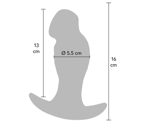 HIDDEN DESIRE - INFERNO REALISTIC BUTTPLUG 16 CM