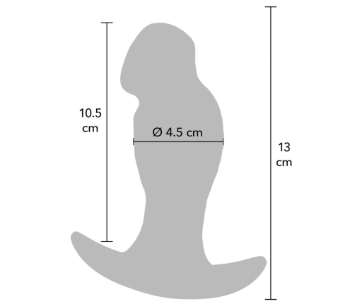 HIDDEN DESIRE - INFERNO REALISTIC BUTTPLUG 13 CM