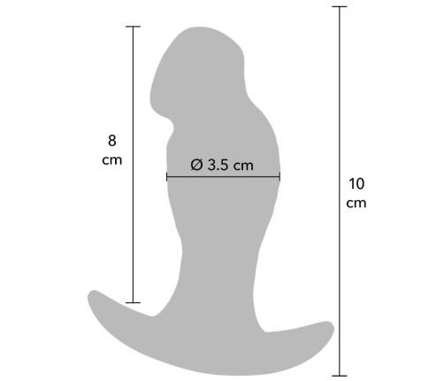 HIDDEN DESIRE - INFERNO REALISTIC BUTTPLUG 10 CM