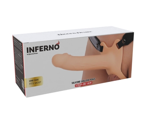 HIDDEN DESIRE - INFERNO PENIS SLEEVE STRAP-ON SILICONE 18 CM