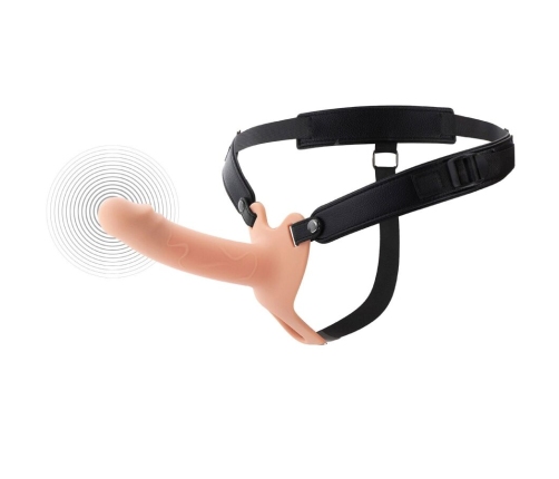 HIDDEN DESIRE - INFERNO VIBRATING PENIS SLEEVE STRAP-ON  16 CM