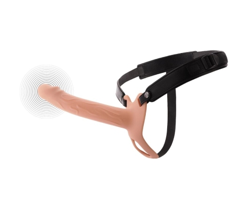 HIDDEN DESIRE - INFERNO VIBRATING PENIS SLEEVE STRAP-ON 20 CM