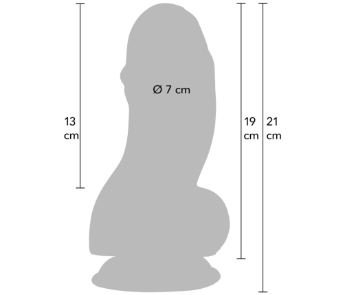 HIDDEN DESIRE - INFERNO FAT BOYS DILDO 19 CM