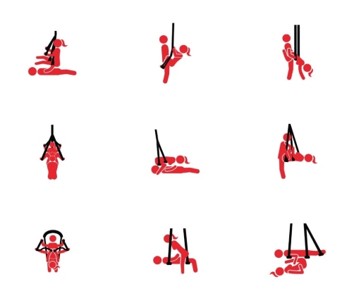 HIDDEN DESIRE - EXTREME LOVERS SWING WITH STAND