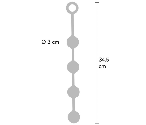 HIDDEN DESIRE - EXTREME HEAVY ANAL BALLS MEDIUM