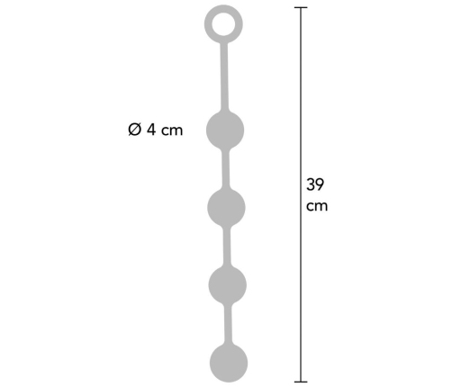 HIDDEN DESIRE - EXTREME HEAVY ANAL BALLS LARGE