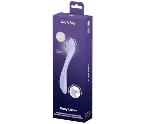 SATISFYER - EASY LOVER VIBRATOR & AIR PULSE STIMULATOR