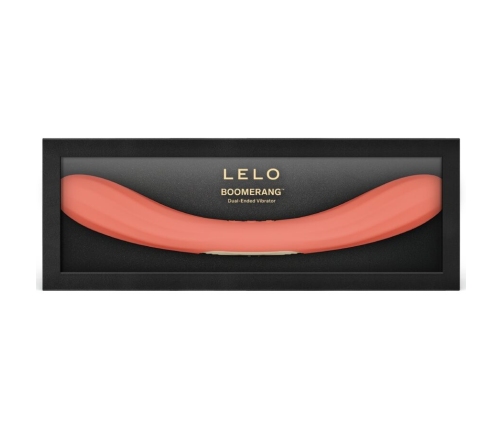 LELO - BOOMERANG DOUBLE ENDED VIBRATOR CORAL RED