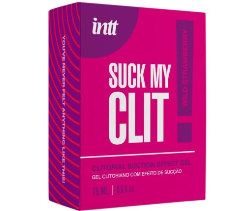 INTT - SUCK MY CLIT SUCTION EFFECT GEL WILD STRAWBERRY 15 ML