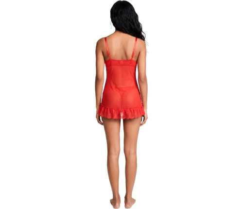LIVCO CORSETTI FASHION - NUIT SET T-SHIRT + RED PANTY 2028 S/M
