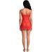 LIVCO CORSETTI FASHION - NUIT SET T-SHIRT + RED PANTY 2028 S/M