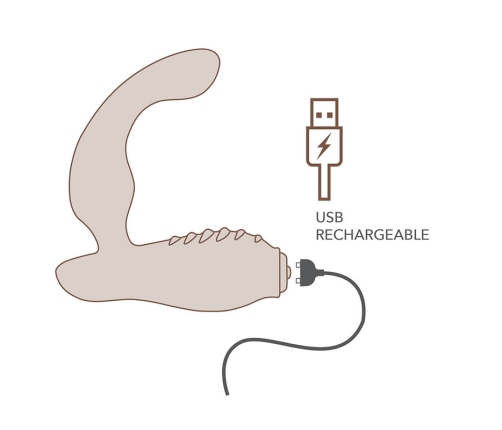 ROCKS-OFF - NOVA SOVEREIGN RECHARGEABLE PROSTATE & PERINEUM MASSAGER 16 FUNCTION BLUE
