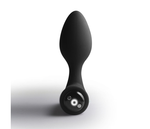 ROCKS-OFF - NOVA SOLARIS RECHARGEABLE SLIM & POWERFUL ANAL PLUG 16 FUNCTION BLACK