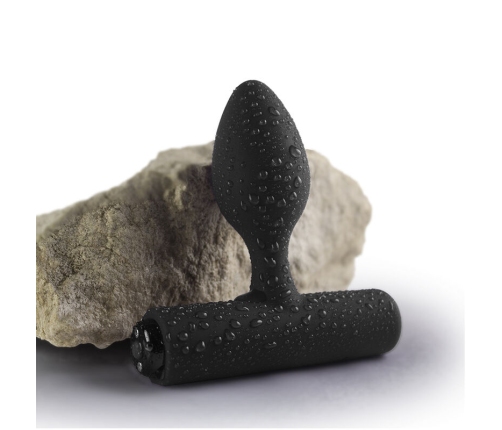 ROCKS-OFF - NOVA SOLARIS RECHARGEABLE SLIM & POWERFUL ANAL PLUG 16 FUNCTION BLACK