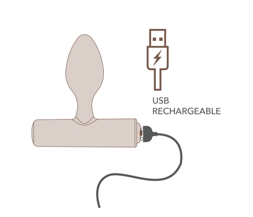 ROCKS-OFF - NOVA SOLARIS RECHARGEABLE SLIM & POWERFUL ANAL PLUG 16 FUNCTION BLACK