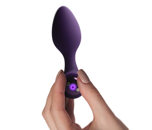 ROCKS-OFF - NOVA SOLARIS RECHARGEABLE SLIM & POWERFUL ANAL PLUG 16 FUNCTION PURPLE