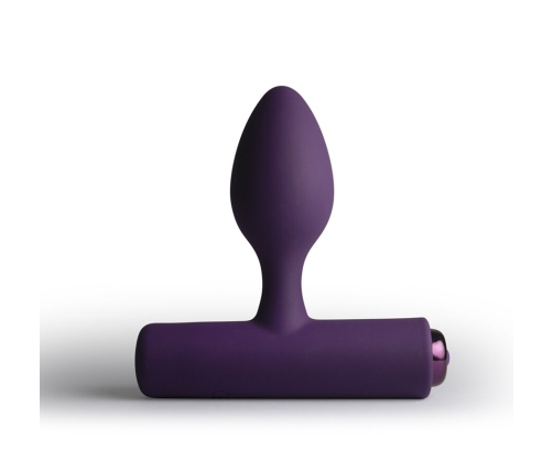 ROCKS-OFF - NOVA SOLARIS RECHARGEABLE SLIM & POWERFUL ANAL PLUG 16 FUNCTION PURPLE
