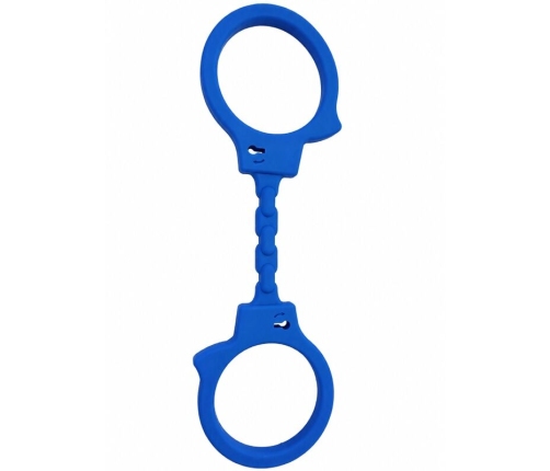 DIABLO PICANTE - SILICONE HANDCUFFS BLUE