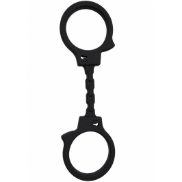 DIABLO PICANTE - SILICONE HANDCUFFS BLACK
