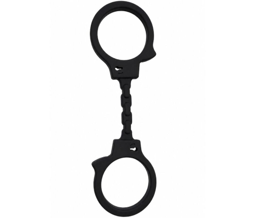DIABLO PICANTE - SILICONE HANDCUFFS BLACK