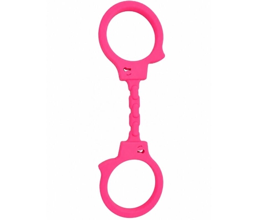 DIABLO PICANTE - SILICONE HANDCUFFS PINK