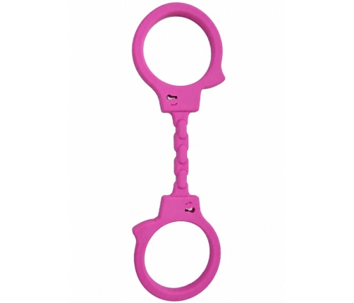 DIABLO PICANTE - SILICONE HANDCUFFS FUCHSIA