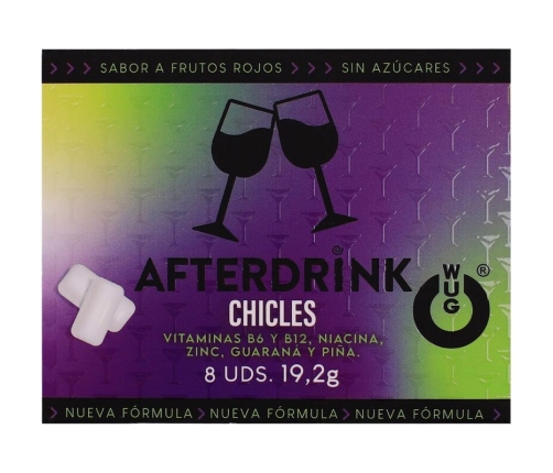 WUG GUM - AFTER DRINK HANGOVER 8 UNITS