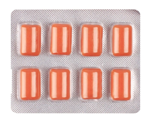WUG MULTIVIT - FUNCTIONAL MULTIVITAMIN TROPICAL FLAVOUR GUM BLISTER 8 PCS