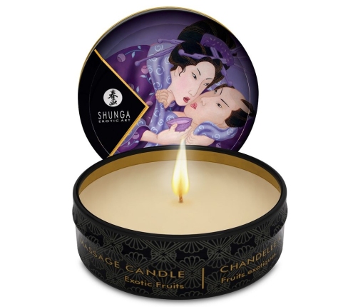 SHUNGA - MINI CARESS BY CANDELIGHT VELA MASAJE FRUTAS EXÓTICAS 30 ML