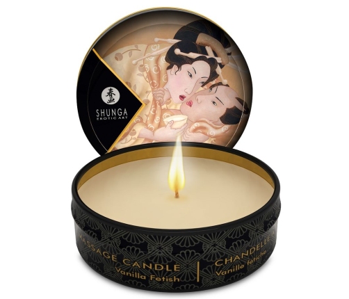 SHUNGA - MINI CARESS BY CANDELIGHT VANILLA MASSAGE CANDLE 30 ML