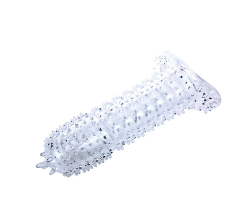 BAILE - PENIS SHEATH WITH PINK STIMULATING POINTS 14 CM