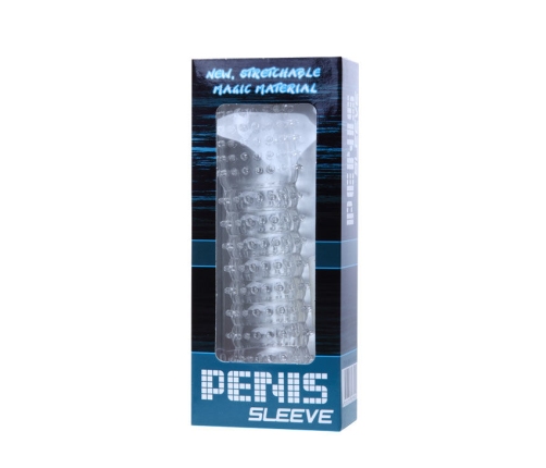 BAILE - PENIS SHEATH WITH PINK STIMULATING POINTS 14 CM