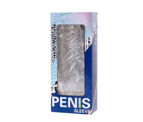 BAILE - FUNDA LILA PARA EL PENE EN SILICONA ADAPTABLE 13 CM