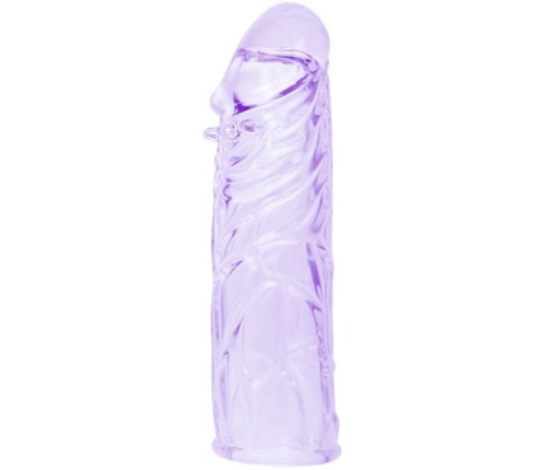 BAILE - FUNDA LILA PARA EL PENE EN SILICONA ADAPTABLE 13 CM