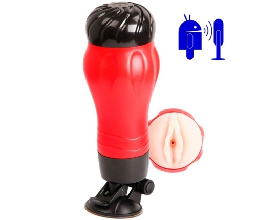 CRAZY BULL - FLORA VAGINA WITH VOICE MASTURBATOR BASE