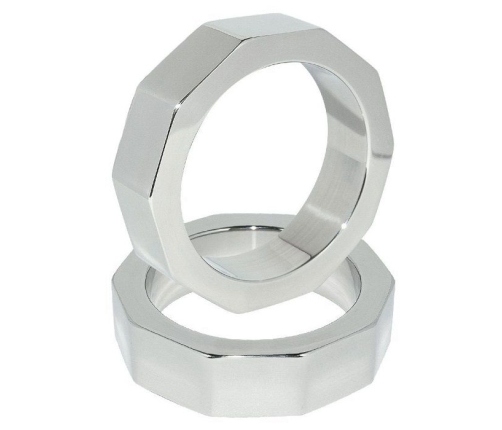 METAL HARD - PENIS AND TESTICLE NUT RING 55 MM